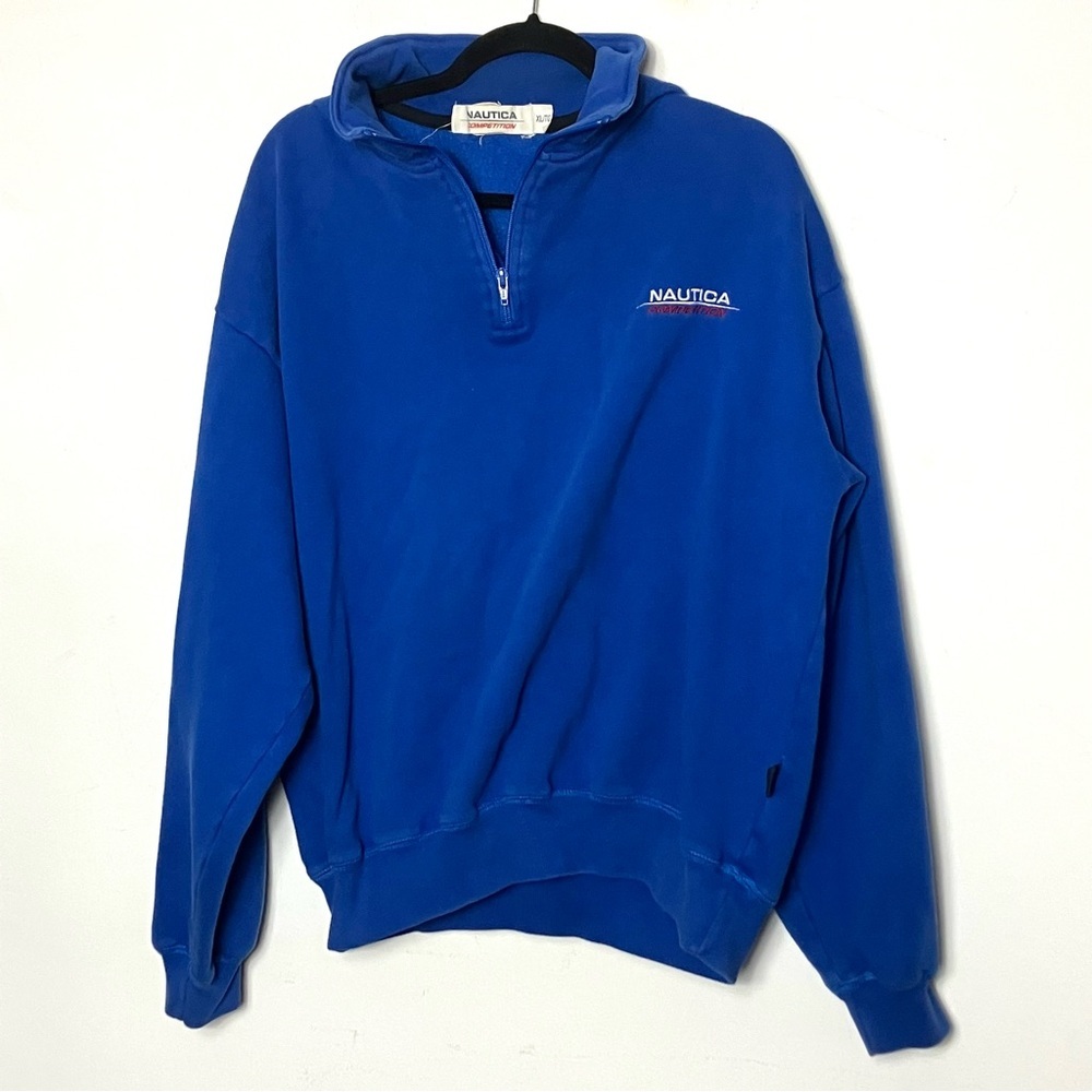 Vintage 90s nautica‎ competition quarter zip sweatshirt XL